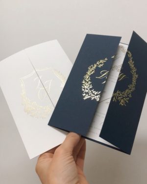 Daria Test Variable Invitation Product - Ink Navy
