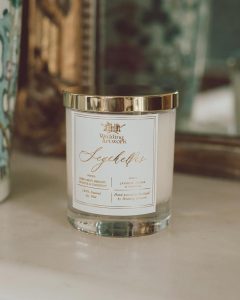 Luxury soy scented candle