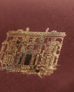 Gold foiled Hedsor House