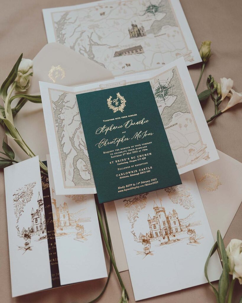 Wedding Invitations Map