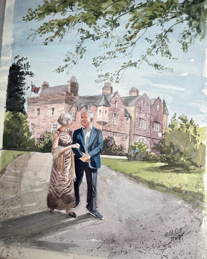 Carnell Estates Wedding Anniversary Painting