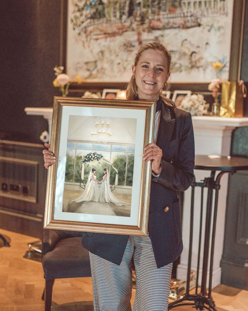 Carlowrie Caste, Live Ceremony Painting