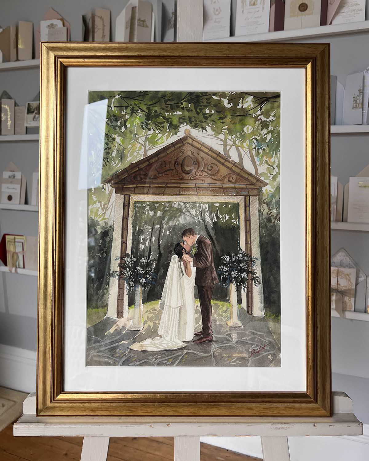 Wedding Painting Commission Gift