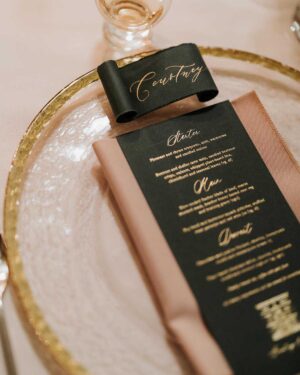 RCP wedding venue menus