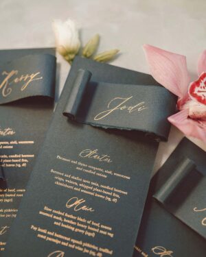 RCP wedding menus Edinburgh