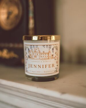 Luxury Favour: Personalised Scented Candle – Large